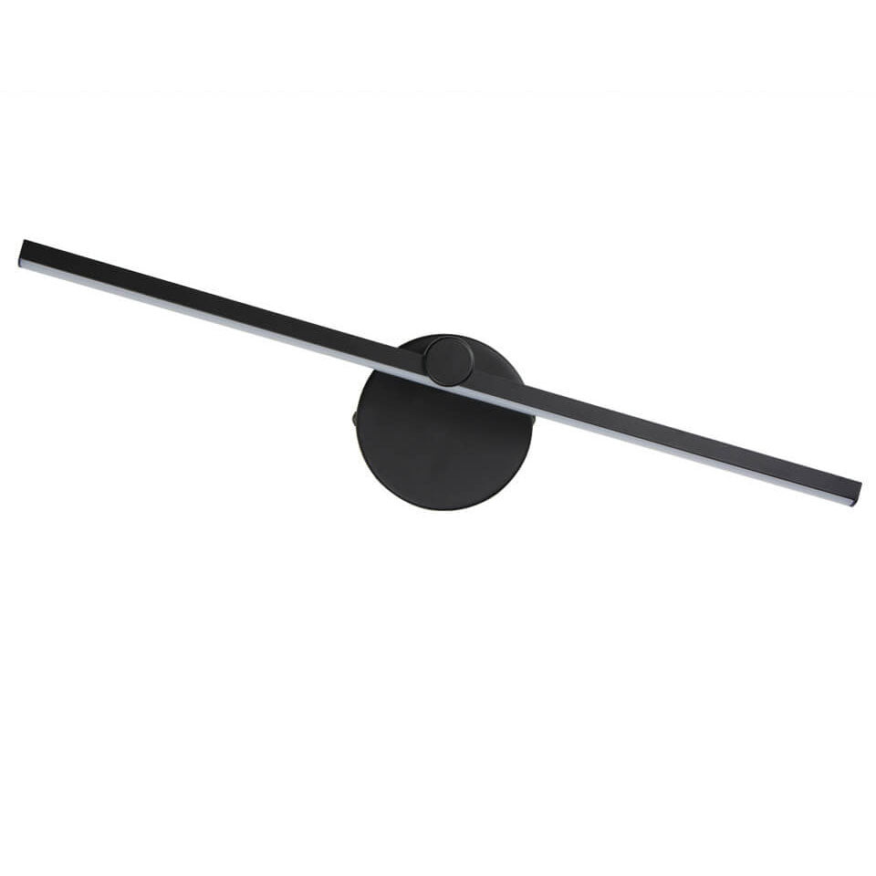 AlumaGlow | Wandlampe mit langem LED-Lichtstreifen Schwarz + Kein Schalter 110V-120V für US CA Decorique.de