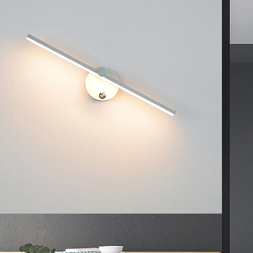 AlumaGlow | Wandlampe mit langem LED-Lichtstreifen Weiß + Schalter 220V-240V für UK AU Decorique.de