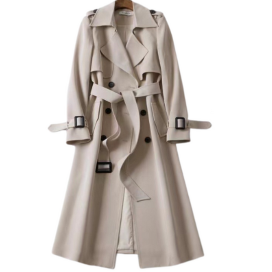 Amaris | Damen Trenchcoat – Stilvolle Wärme für jeden Anlass Beige Decorique.de