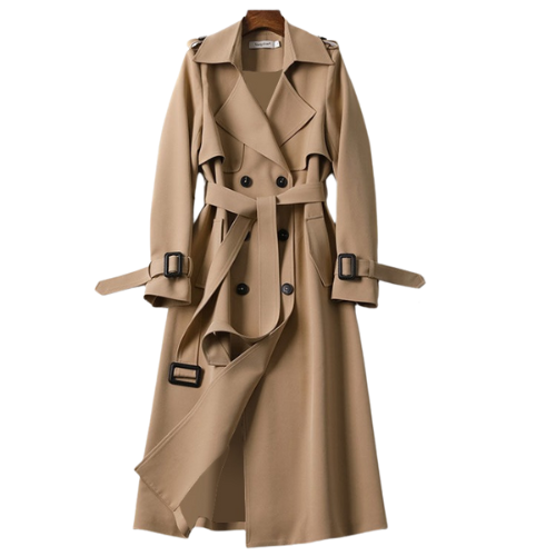 Amaris | Damen Trenchcoat – Stilvolle Wärme für jeden Anlass Khaki Decorique.de