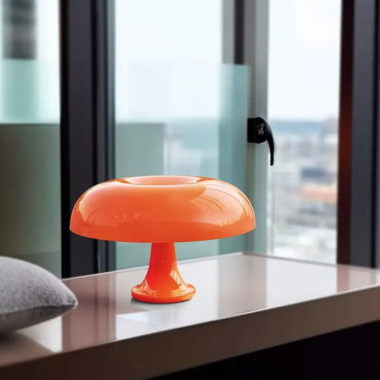 AmberGlow | Mutige Pilz-LED-Lampe Orange Decorique.de