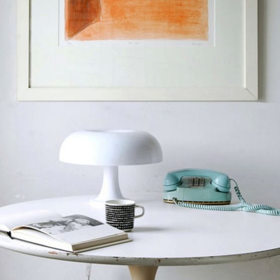 AmberGlow | Mutige Pilz-LED-Lampe Weiß Decorique.de