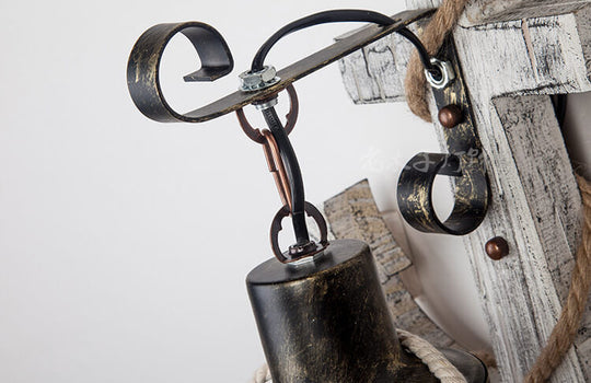 AnchorBeam | Solide Holz-Wandleuchte im maritimen Stil Decorique.de