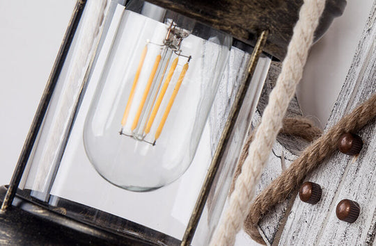 AnchorBeam | Solide Holz-Wandleuchte im maritimen Stil Decorique.de