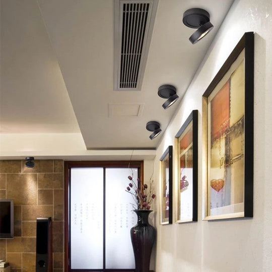 AngleGlow | Moderne Deckenleuchte Schwarz 8.5 cm x 4.5 cm Decorique.de