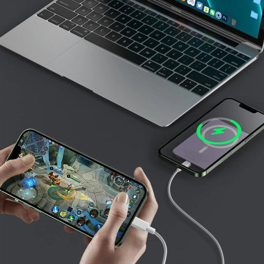MagBoost | Kompakte Powerbank – Drahtloses & Kabelgebundenes Schnellladen