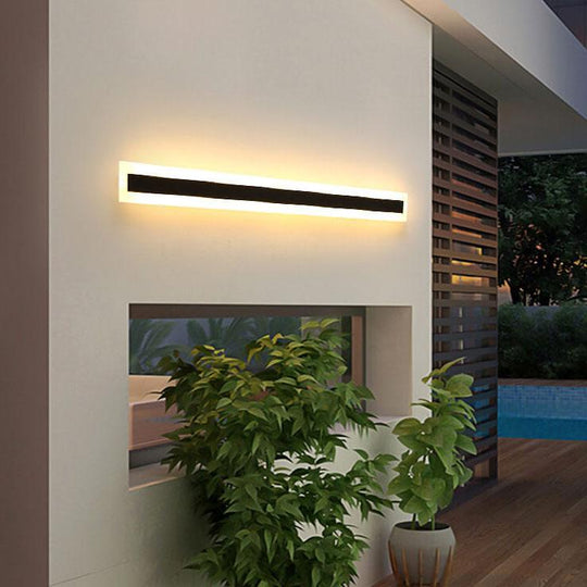 AquaBar | Wasserdichte LED-Außenwandleuchte in Balkenform Decorique.de