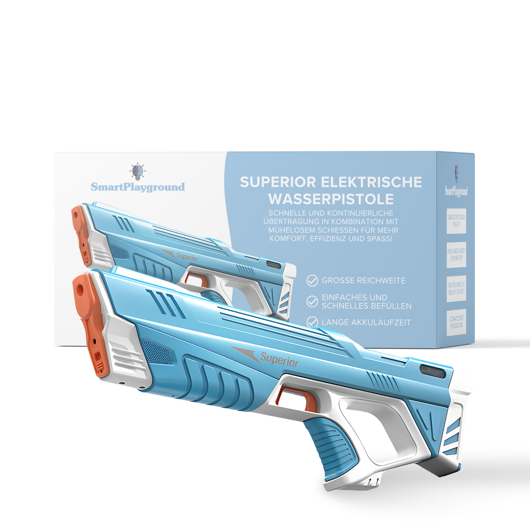 AquaBlast | Leistungsstarke elektrische Wasserpistole Decorique.de