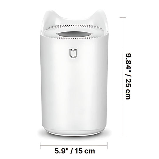 AeroMist | Ultraschall Luftbefeuchter – 3000ml Tank für 24h Laufzeit