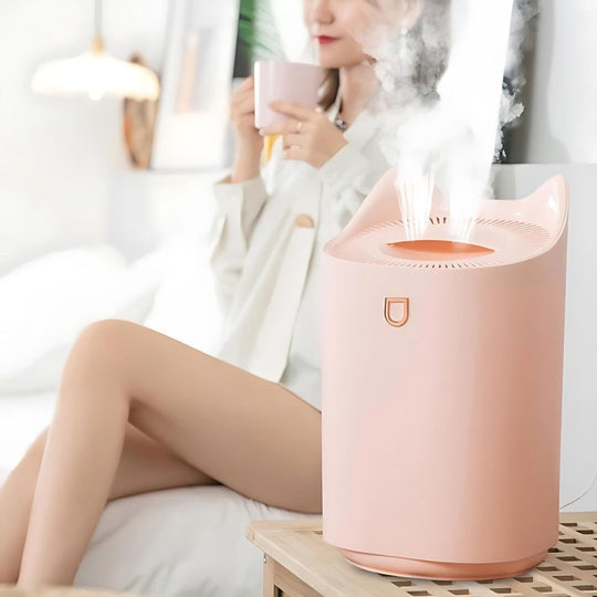 AeroMist | Ultraschall Luftbefeuchter – 3000ml Tank für 24h Laufzeit