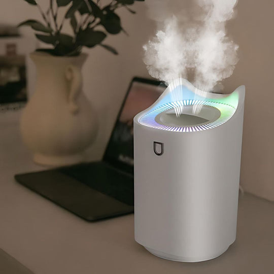 AeroMist | Ultraschall Luftbefeuchter – 3000ml Tank für 24h Laufzeit