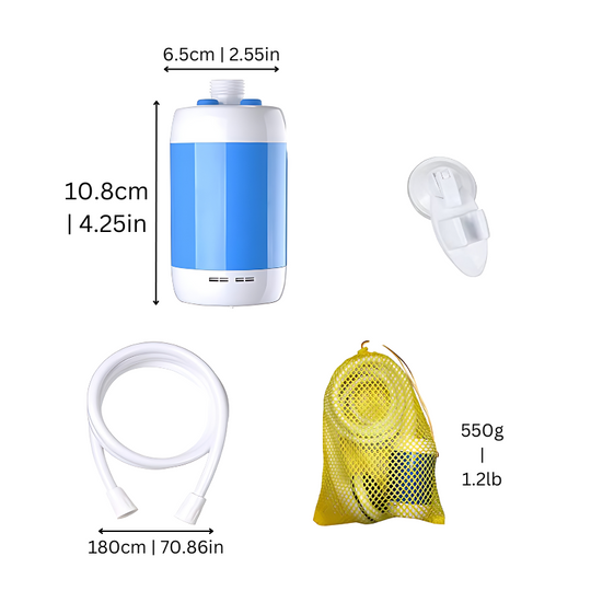 AquaGo | Tragbare Dusche für Camping & Abenteuer Decorique.de