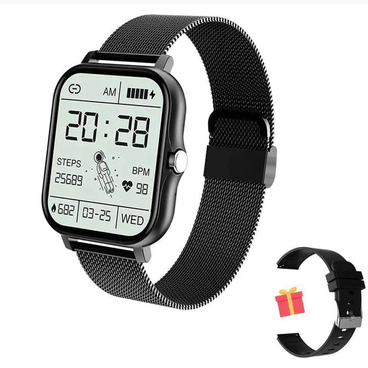 AquaPalm | Elegante Smartwatch – Stil & Funktion vereint Schwarz Decorique.de