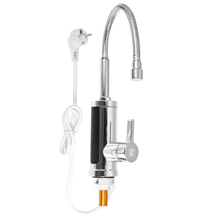 AquaQuick | Küchenarmatur mit 3000W Schnellheizung Typ 1 Grau Decorique.de