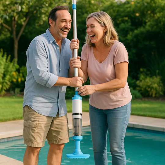 AquaSweep | 3 in 1 kabelloser, wiederaufladbarer Poolstaubsauger Decorique.de