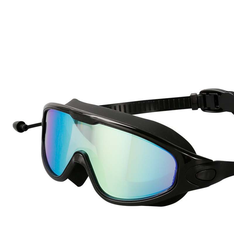 AquaView | Schwimmbrille – Anti-Beschlag & 180-Grad-Sicht Schwarz mit goldenen Verzierungen Decorique.de