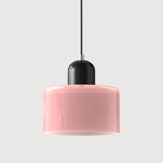 ArcadeLight | Künstlerische Glaslampe im Bauhaus-Stil Rosa Schwarz Decorique.de