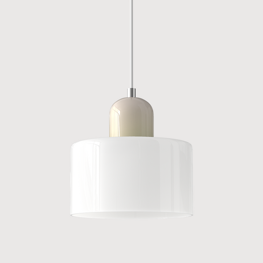 ArcadeLight | Künstlerische Glaslampe im Bauhaus-Stil Weiß Beige Decorique.de