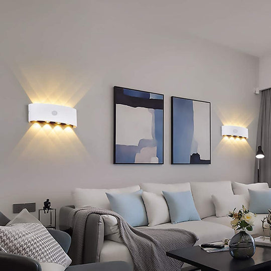 ArcLuxe | Moderne LED-Wandleuchte Weiße Farbe Warmes Weiß Decorique.de