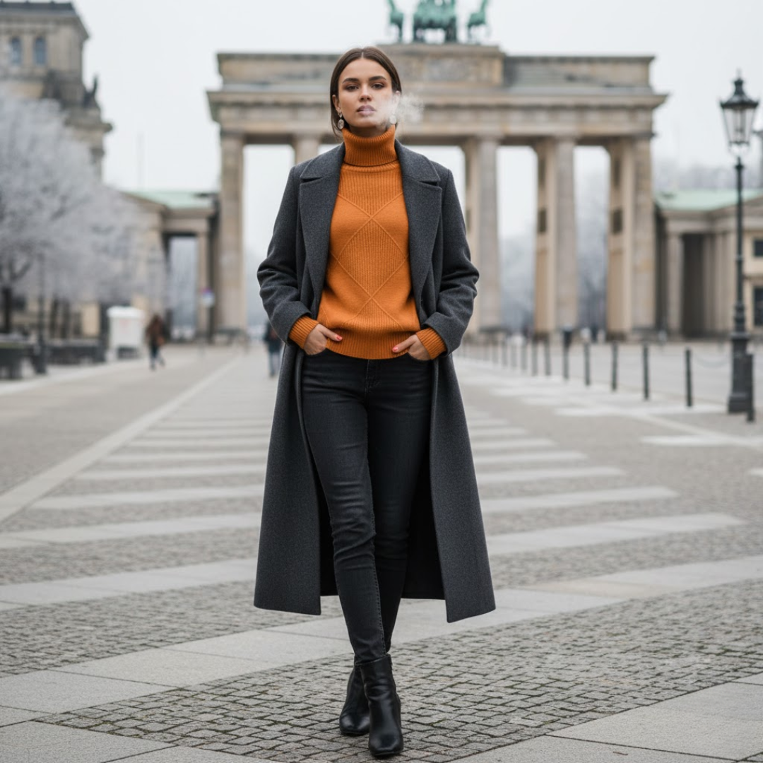 Ariz | Damen Kaschmir Rollkragenpullover – Luxus & Eleganz Decorique.de