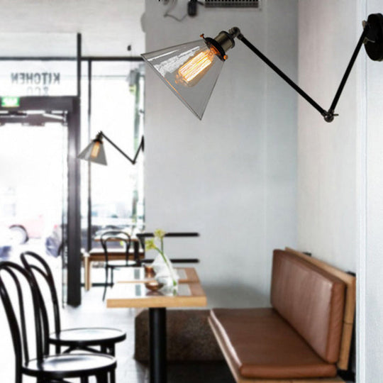 ArtisanGlow | Verstellbare Glaswandleuchte Schwarz Decorique.de