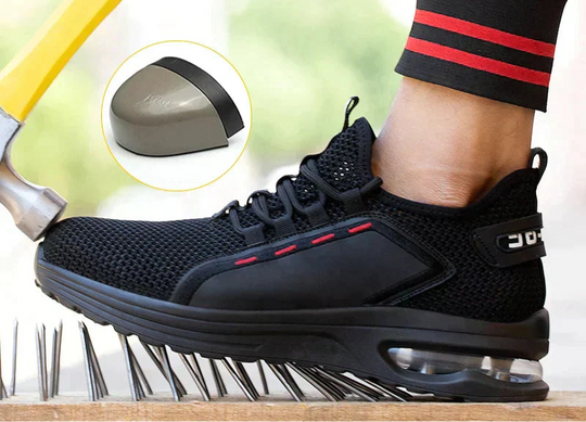 Arvis | Sicherheitsschuh – Ultraleicht & Atmungsaktiv Schwarz auf Schwarz Decorique.de