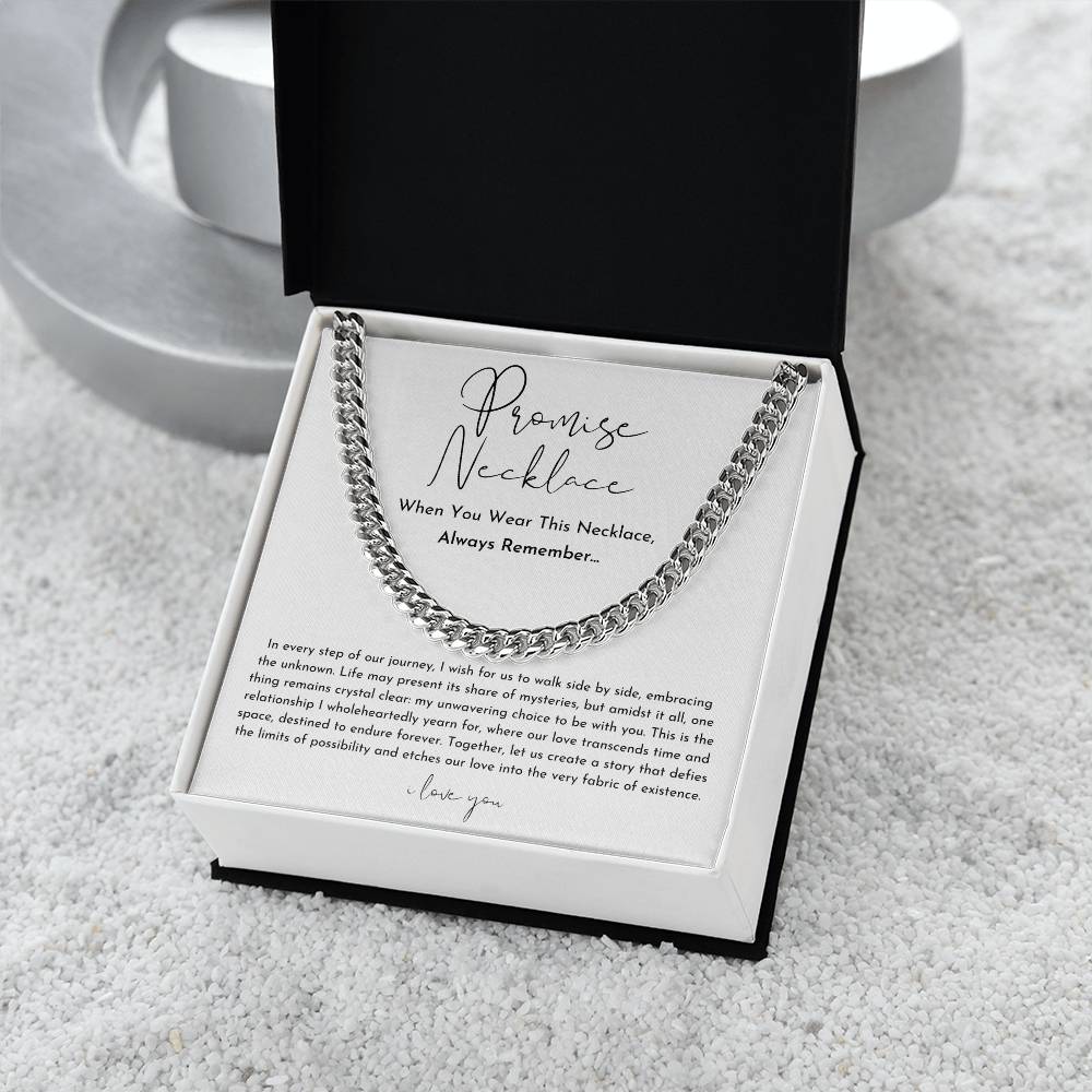 PromiseGlow | Versprechen Halskette – Verstellbar & Geschenkbox