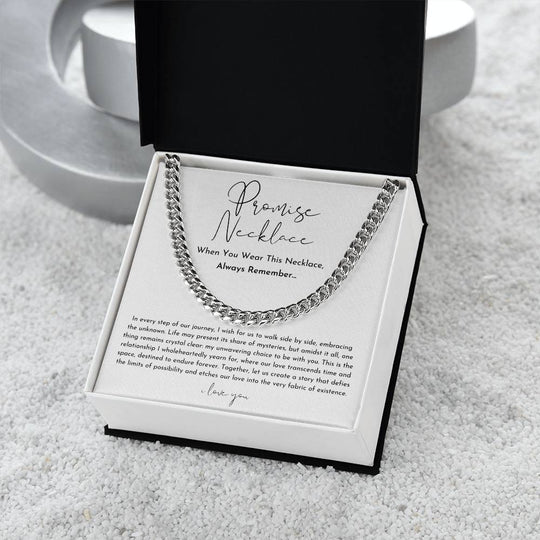 PromiseGlow | Versprechen Halskette – Verstellbar & Geschenkbox