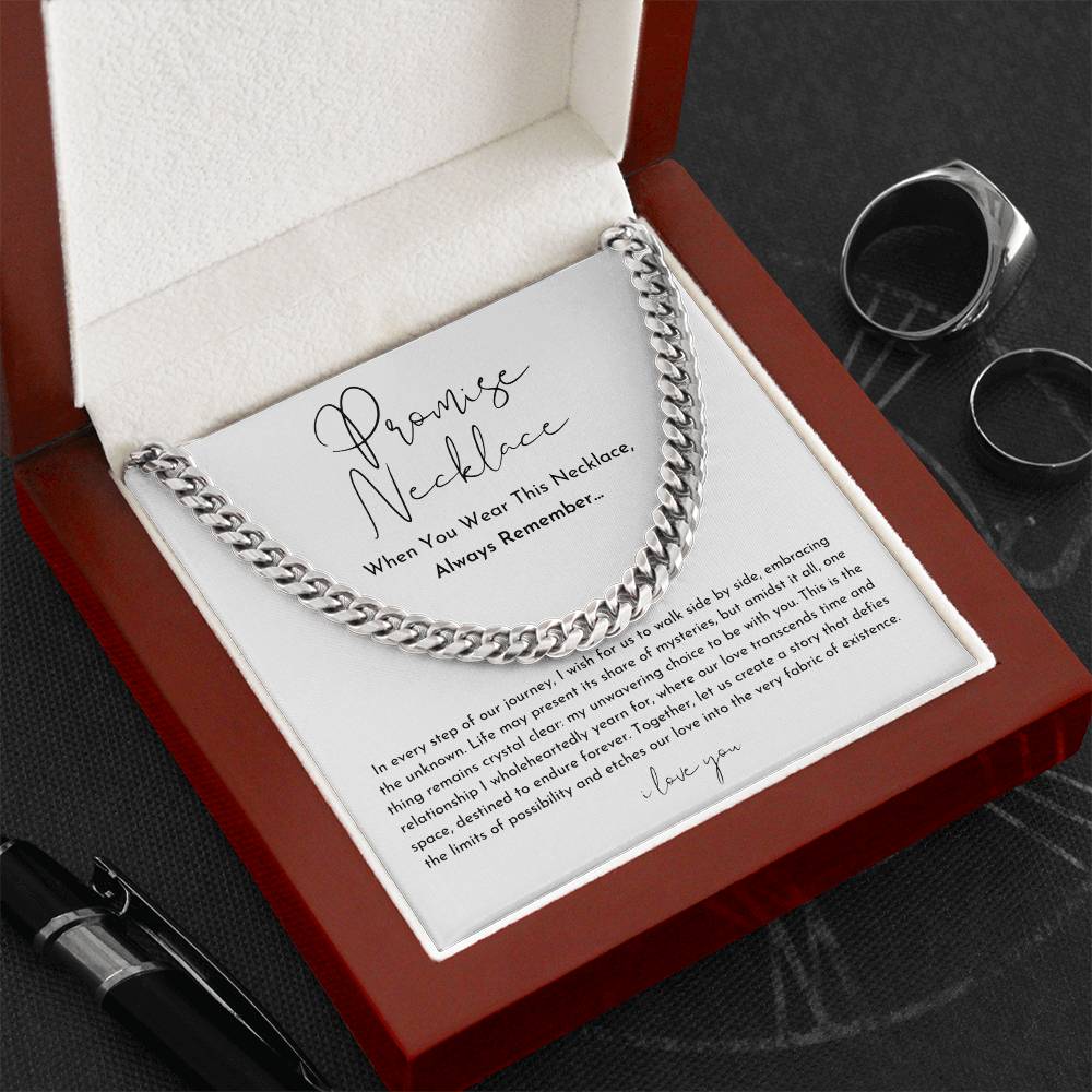 PromiseGlow | Versprechen Halskette – Verstellbar & Geschenkbox
