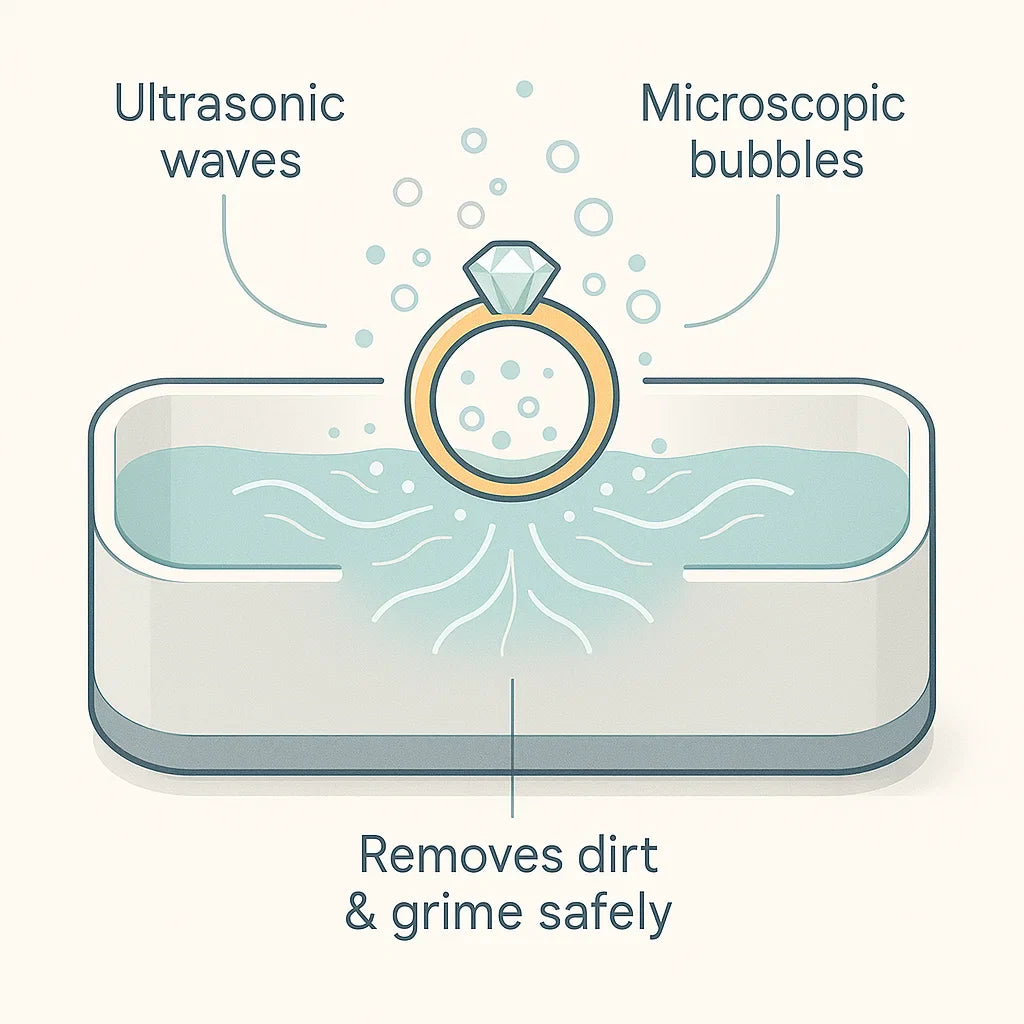 SparkMate | Ultraschall Schmuckreiniger – Glanz & Hygiene ohne Chemikalien