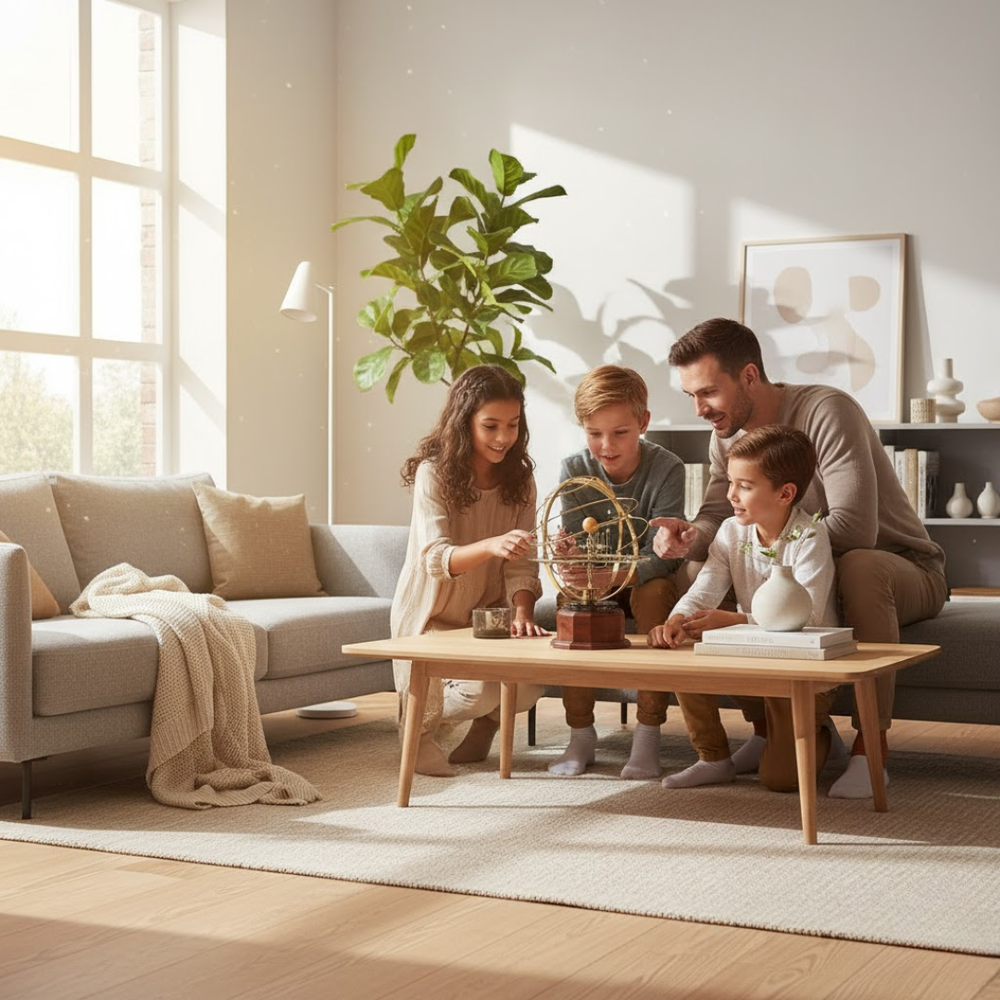 AstraLux | Großes Orrery-Modell unseres Sonnensystems Decorique.de