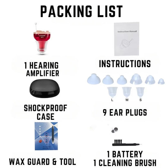 AudixLife | Unsichtbares, wiederaufladbares Hörgerät mit klarem Klang Decorique.de