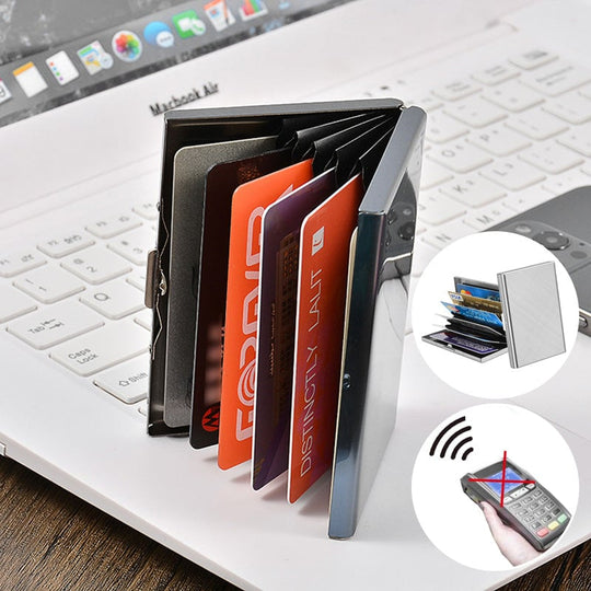 AuraCard | Kartenetui – RFID-Schutz aus Edelstahl Decorique.de