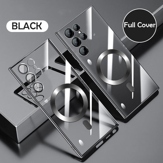 AuraCase | Magnet-Case – Schutzhülle für Samsung S23/S22 Schwarz Decorique.de