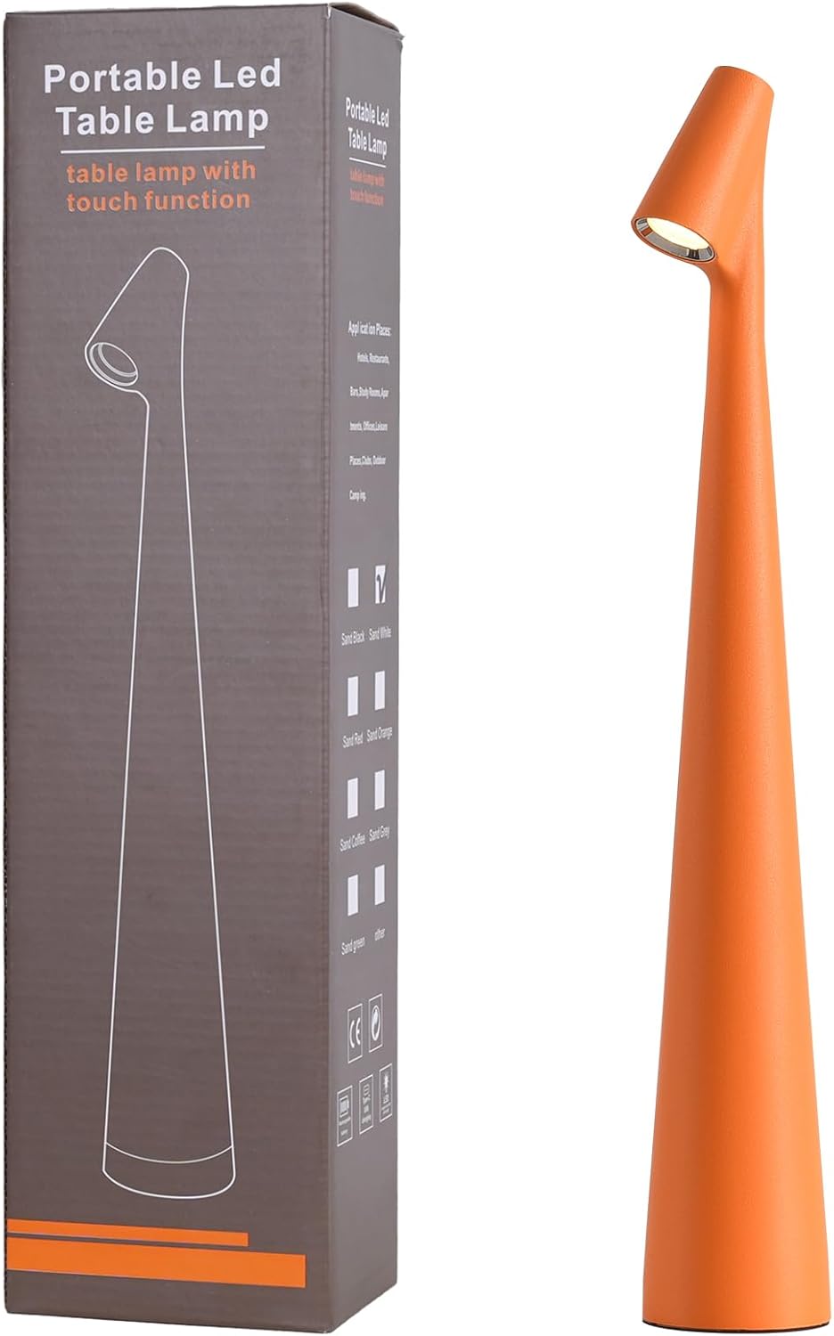 AuraLamp | Nordisches minimalistisches Design Stimmungslicht Orange Decorique.de