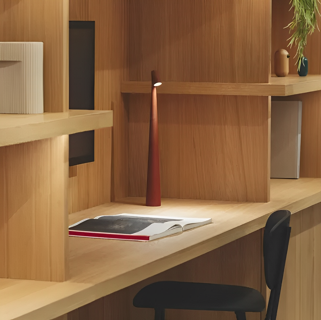 AuraLamp | Nordisches minimalistisches Design Stimmungslicht Rot Decorique.de