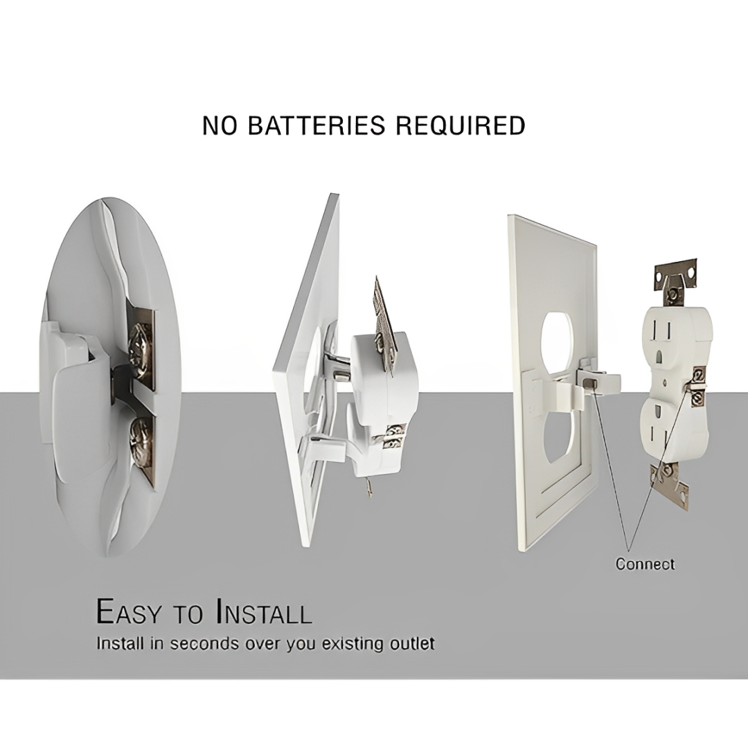 AuraPlug | 4er-Pack LED-Steckdosenlichter mit Sensor Decorique.de