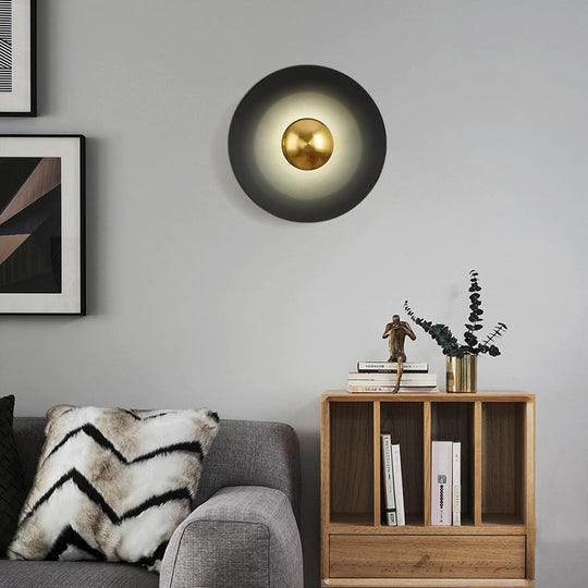 AuroraSphere | Brillant Halo Lampe Schwarz Decorique.de