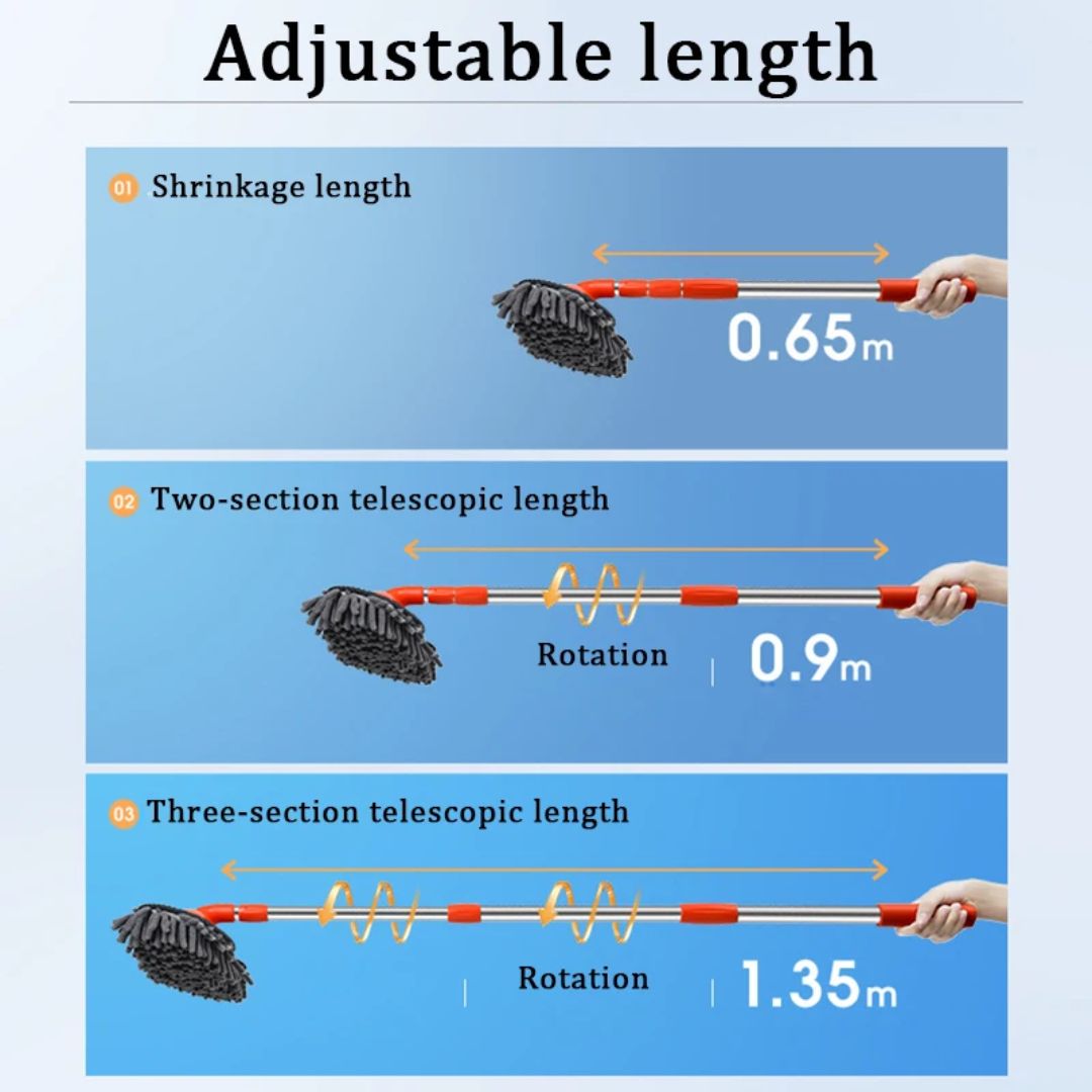 AutoBrush | Teleskopische Waschbürste für Fahrzeuge Decorique.de