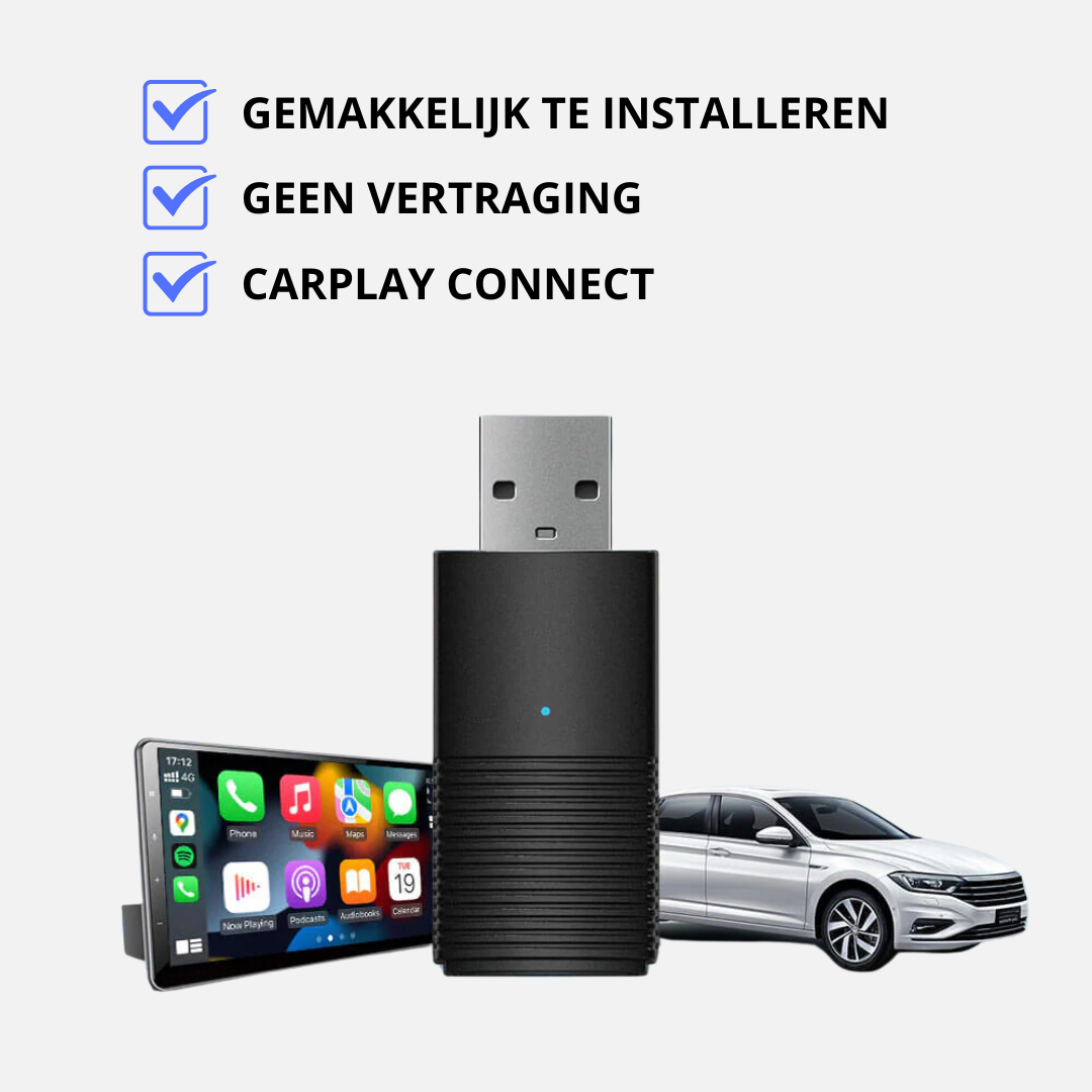 AutoLink | Drahtloser Apple & Android CarPlay-Dongle Decorique.de
