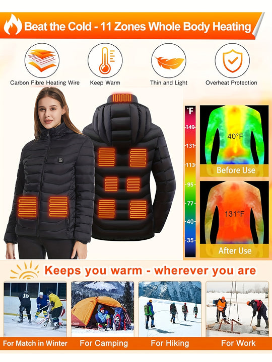 Zara | Damen Heizjacke – USB-aufladbar & Leichtgewicht