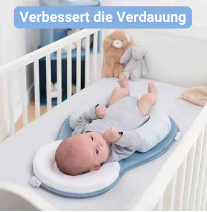 BabyNest | Ergonomisches Babykissen für gesunden Babyschlaf Blau Decorique.de