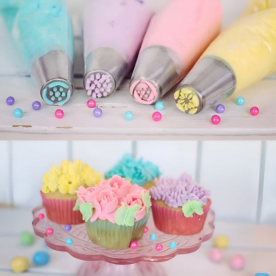 BakeBloom | Tulpentüllen Set – Für Kreative Tortendekorationen Decorique.de