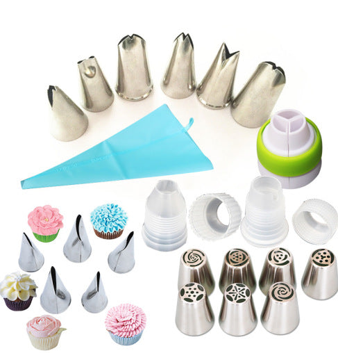 BakeBloom | Tulpentüllen Set – Für Kreative Tortendekorationen C (22-teiliger Satz) Decorique.de