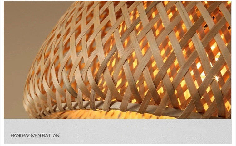 BambuLuxe | Handgeflochtene Bambuslampe mit Stil Decorique.de