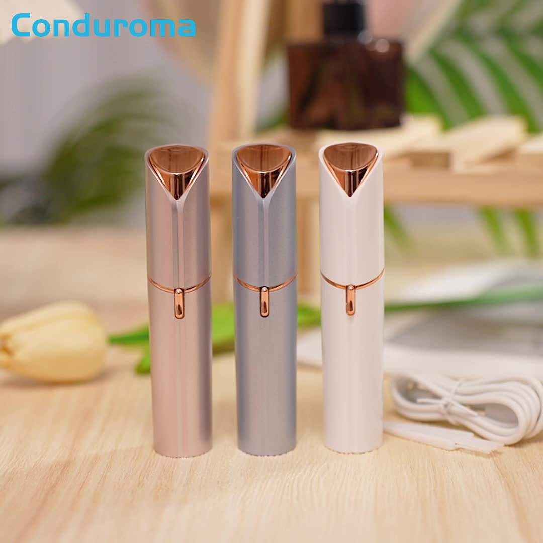 BareBloom | Gesichtshaarentferner für Frauen - schmerzfrei & wiederaufladbar über USB Decorique.de