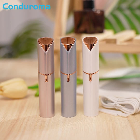 BareBloom | Gesichtshaarentferner für Frauen - schmerzfrei & wiederaufladbar über USB Decorique.de