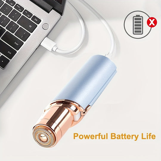 BareBloom | Gesichtshaarentferner für Frauen - schmerzfrei & wiederaufladbar über USB Decorique.de