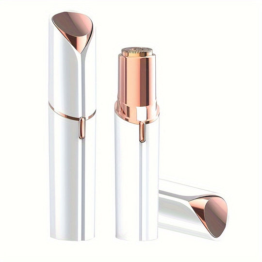 BareBloom | Gesichtshaarentferner für Frauen - schmerzfrei & wiederaufladbar über USB Weiß Decorique.de