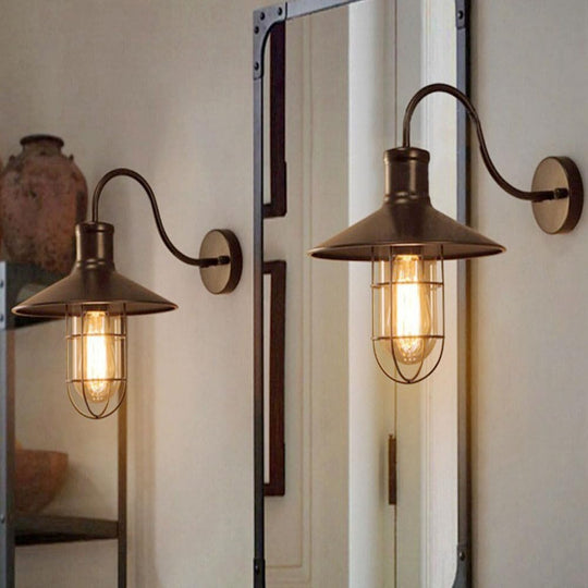 BarnBright | Klassische Wandleuchte im Käfig-Design Decorique.de